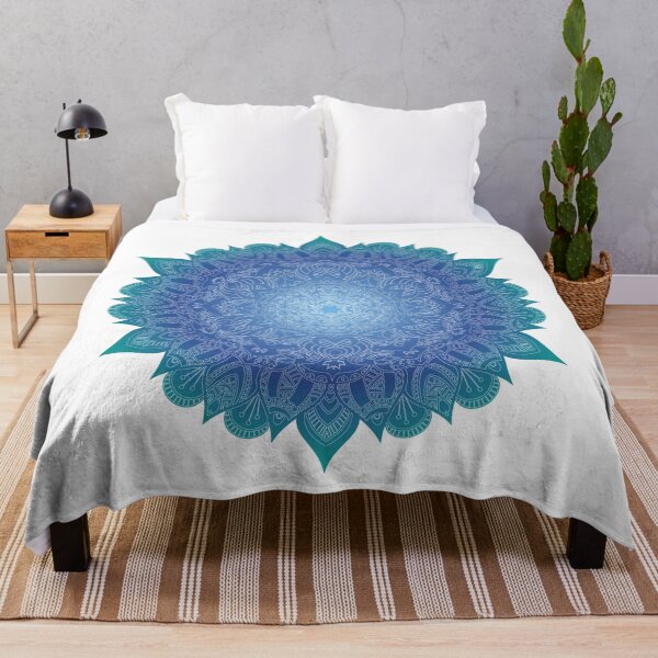 Item preview, Blue Gradient Mandala designed and sold by Epitome Girl.