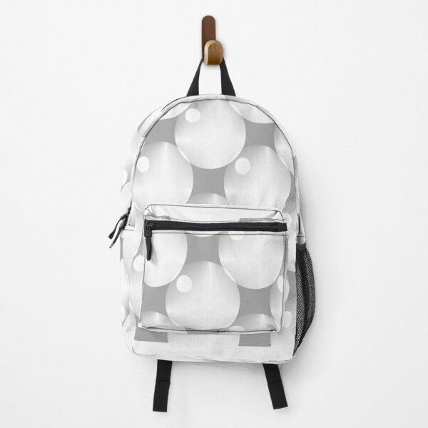Item preview, Gray with White tiled circles designed and sold by addicusdesigns.