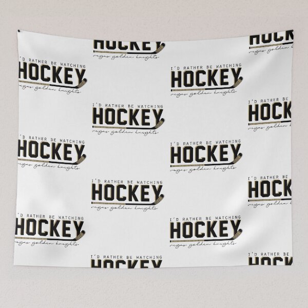 Item preview, I'd Rather be watching HOCKEY - Hockey is back - Hockey - Illustration designed and sold by VegasKnights.