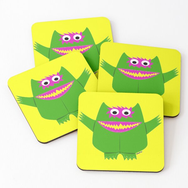Item preview, SIXTIES LIME GREEN MONSTER DOLL designed and sold by KimShakes.