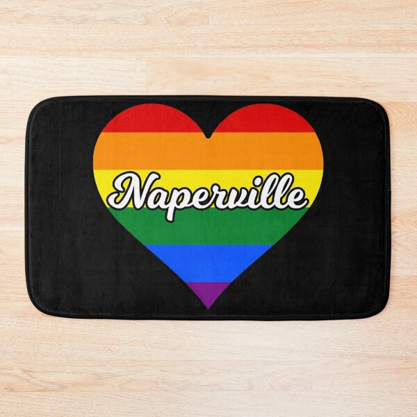 Artikelvorschau, Naperville Illinois Homosexuell Stolz Herz entworfen und verkauft von fearcity.