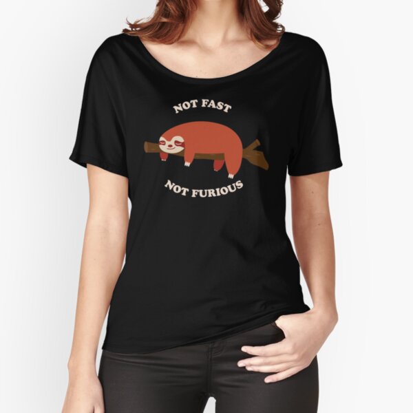 nicht schnell nicht wütend Faultier | Ellas Hemd Loose Fit T-Shirt