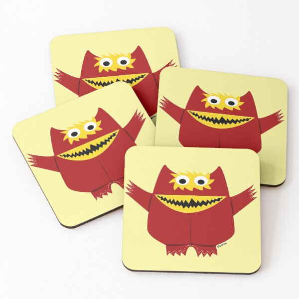 Item preview, SIXTIES BRICK RED MONSTER DOLL designed and sold by KimShakes.