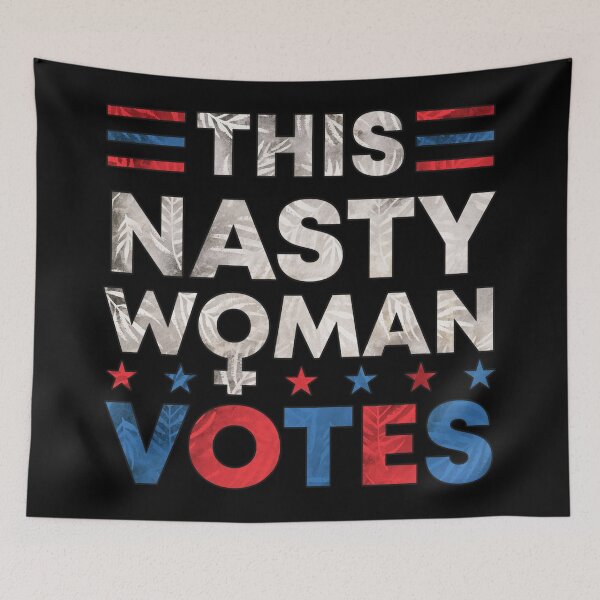 Item preview, This Nasty Woman Votes designed and sold by dustofwings.