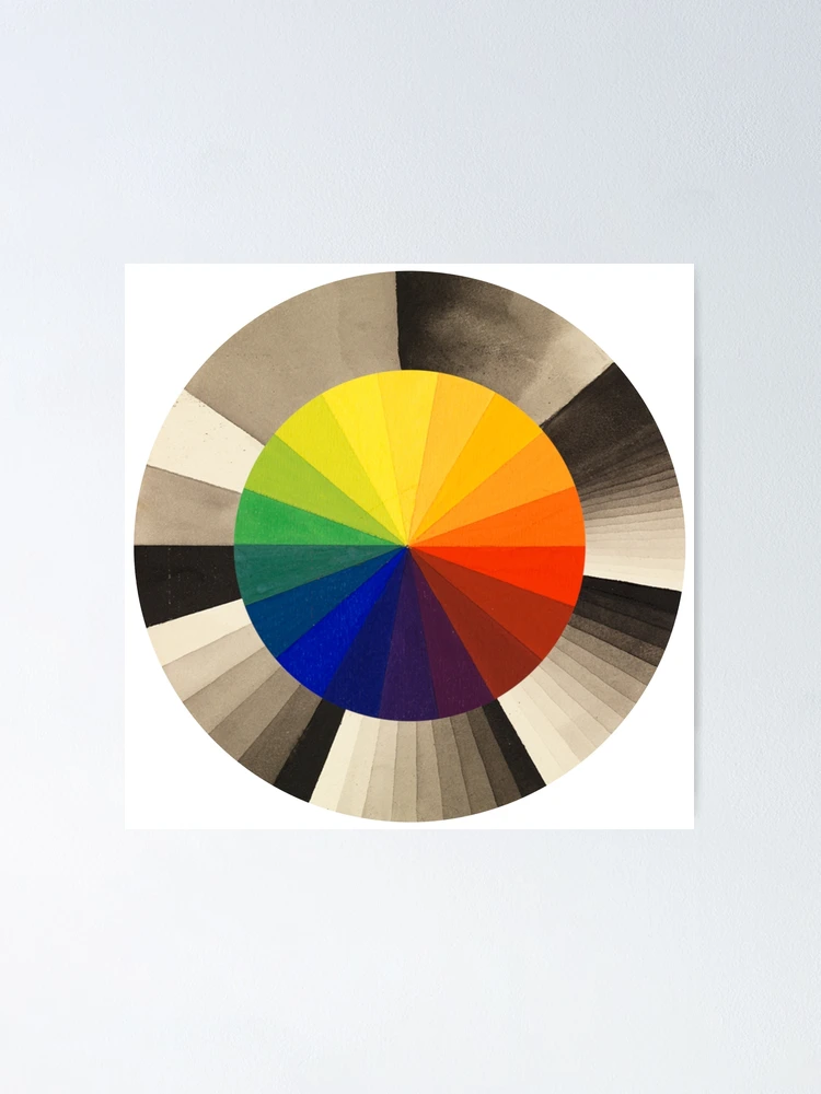 Johannes Itten Bauhaus color wheel Poster for Sale by SouthPrints
