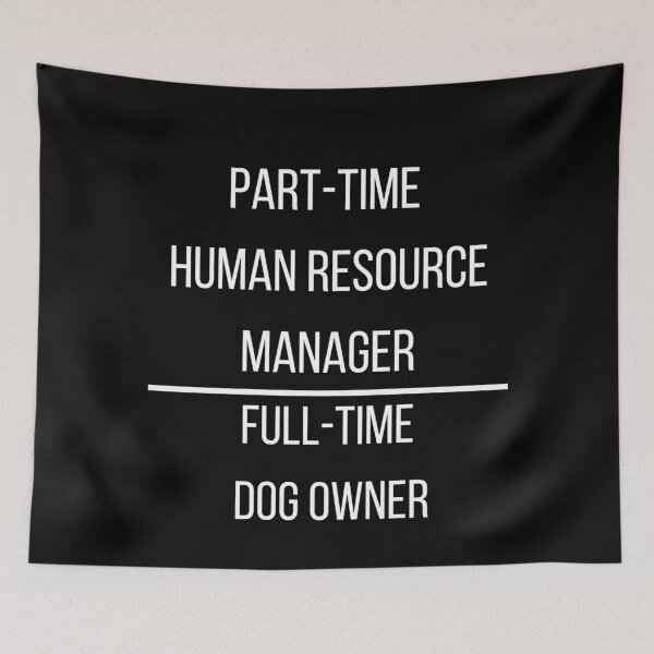 Item preview, Human resource manager dog owner HR dog funny cute tshirt design designed and sold by AnujShah7.
