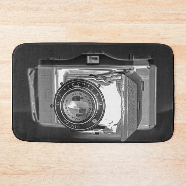 Item preview, Vintage German Folding Bellows Camera artwork design in negative designed and sold by Christopher Ball.