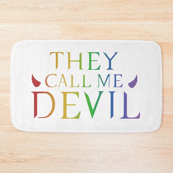 Item preview, They Call Me Devil Rainbow (Lucifer) designed and sold by PantasticPanic.
