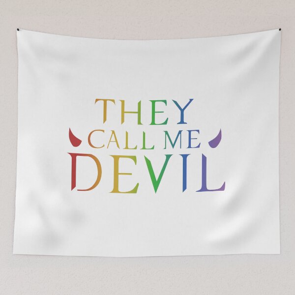 Item preview, They Call Me Devil Rainbow (Lucifer) designed and sold by PantasticPanic.