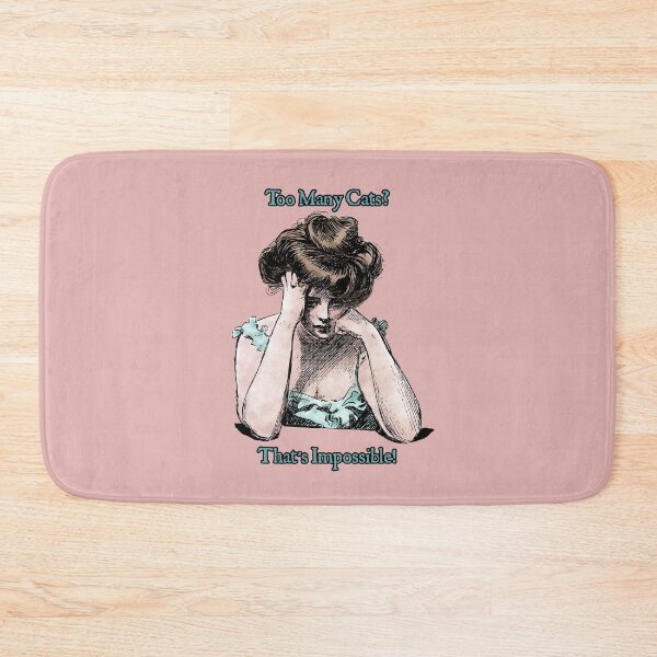Item preview, Sad Gibson Girl: Too many cat? That's impossible! designed and sold by impishthreads.