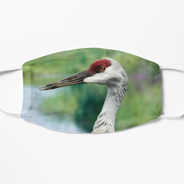 Sandhill Crane Flat Mask