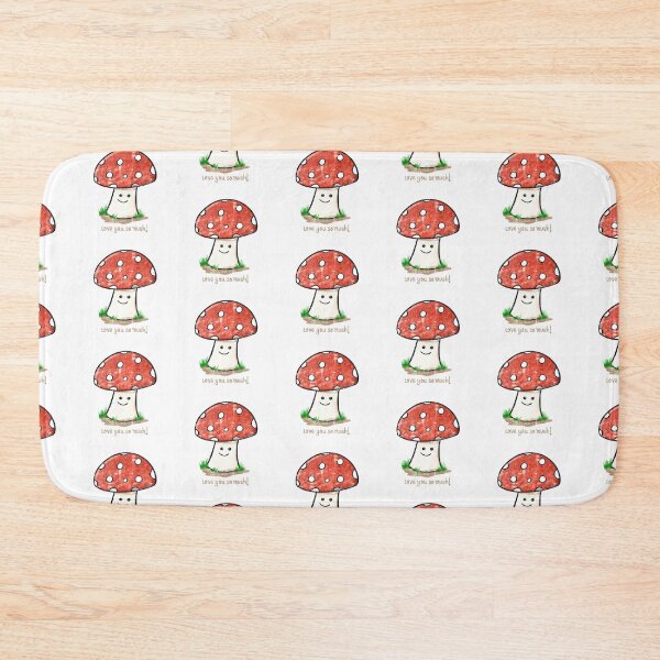 Item preview, Love You So Mush! Cute Mushroom Art. designed and sold by DigitalCris.