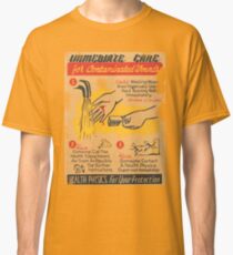 Radiation Warning poster 1950's Classic T-Shirt