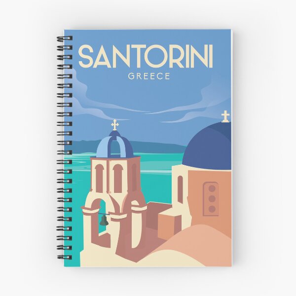 Item preview, Cartel de viaje de Santorini Grecia designed and sold by Arctic frame studio.