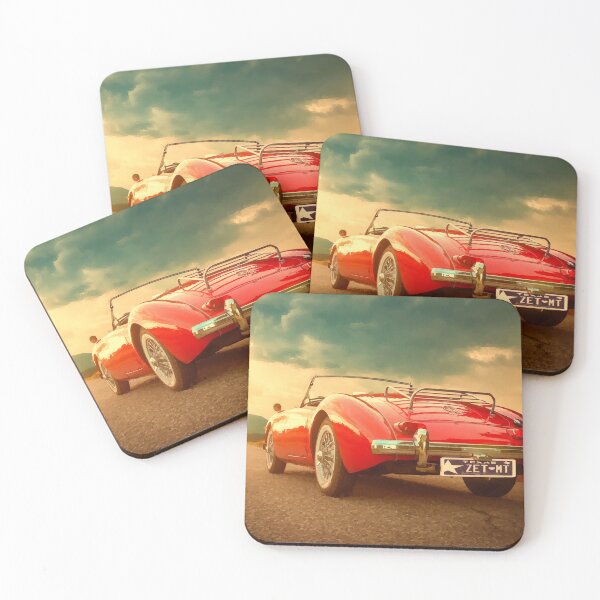 Item preview, Painted Texas Car on Road designed and sold by SolelunaDesigns.