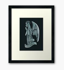 Weeping Angel Framed Print