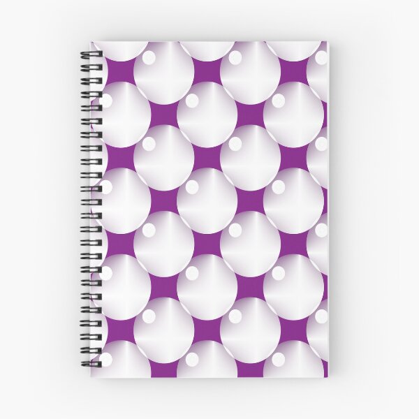 Item preview, Morado con círculos de azulejos blancos designed and sold by addicusdesigns.