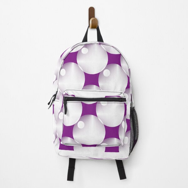 Item preview, Purple with White tiled circles designed and sold by addicusdesigns.