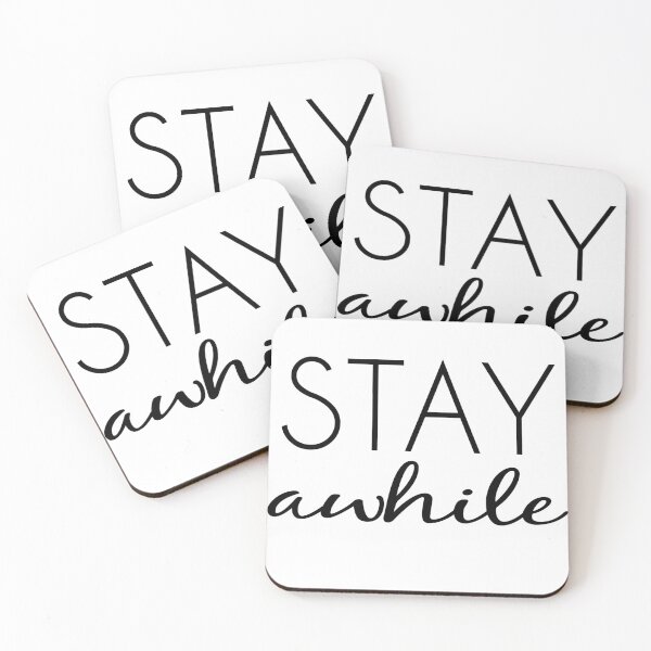 Item preview, Stay Awhile designed and sold by TresChicXO.