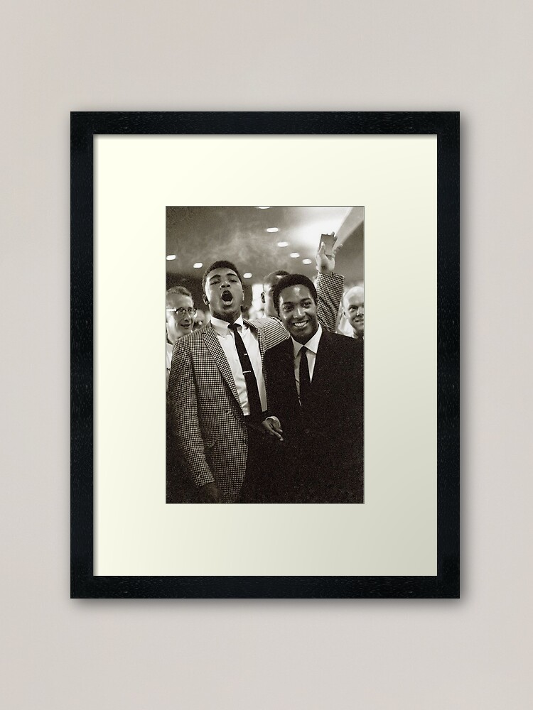 Alternate view of Muhammad Ali and Sam Cooke  Framed Art Print