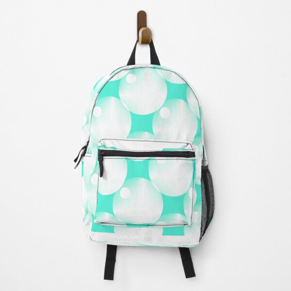 Item preview, Teal with White tiled circles designed and sold by addicusdesigns.
