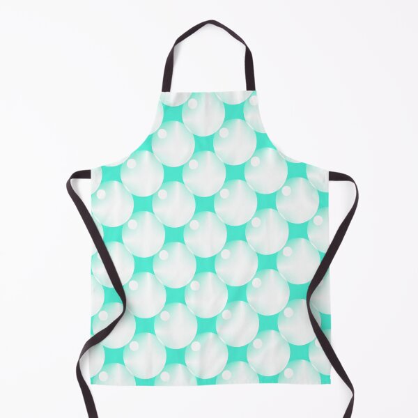 Item preview, Teal with White tiled circles designed and sold by addicusdesigns.