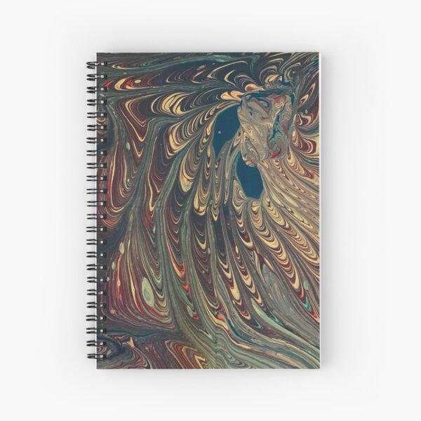 Original pour painting Spiral Notebook
