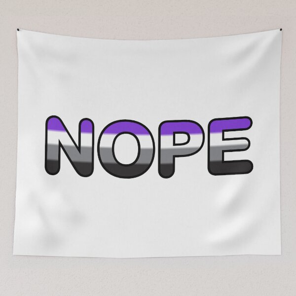 Item preview, NOPE (Asexual humor 1)   designed and sold by SarcasticWords.