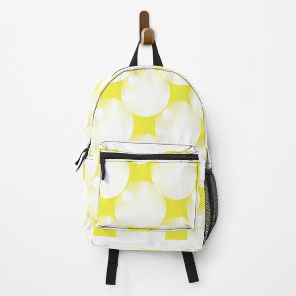 Item preview, Yellow with White tiled circles designed and sold by addicusdesigns.