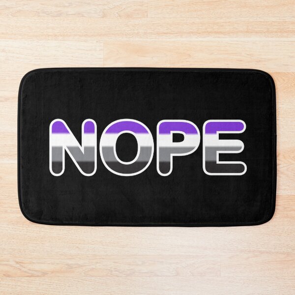 Item preview, NOPE (Asexual humor 2)   designed and sold by SarcasticWords.
