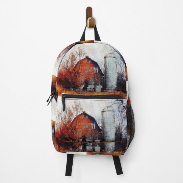 Item preview, Old Barn Autumn Blaze Hudson Valley New York designed and sold by JanineRileyArt.