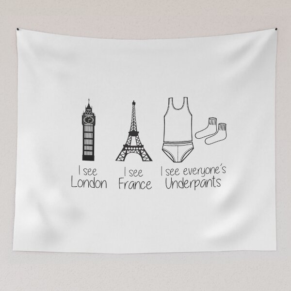 Item preview, I See London, I See France, I See Everyone's Underpants designed and sold by TresChicXO.