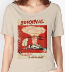 Survival nuclear 1950's Vintage T-shirt Women's Relaxed Fit T-Shirt