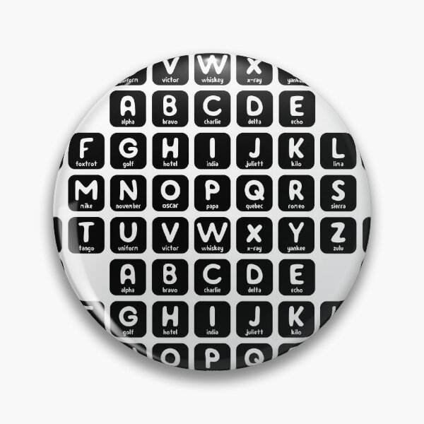 Item preview, Military Alphabet designed and sold by NiceGoodBetter.
