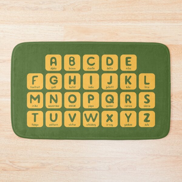 Item preview, Military Alphabet designed and sold by NiceGoodBetter.