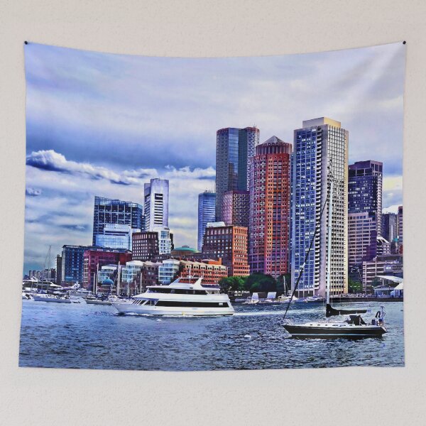 Item preview, Boston MA - Inner Harbor Near New England Aquarium designed and sold by Susan Savad.