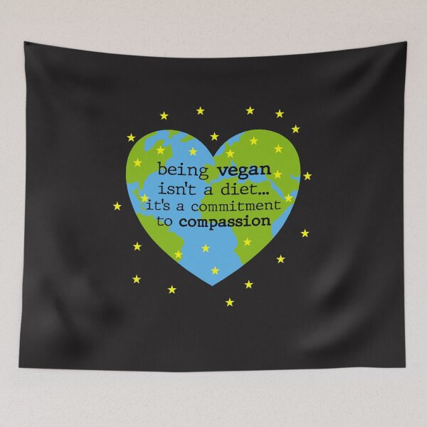 Item preview, Being Vegan Isn't a Diet - It's a Commitment to Compassion designed and sold by VeganSpy.