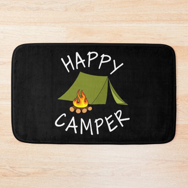 Item preview, Happy Camper with Tent and Campfire designed and sold by Penny-Fresh.