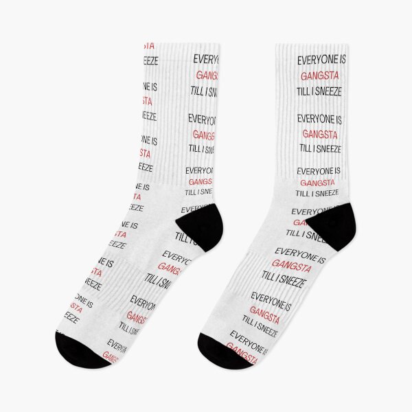 Item preview, Everyone Is Gangsta Till I Sneeze Funny Coronavirus Meme designed and sold by FastLaneGroove.
