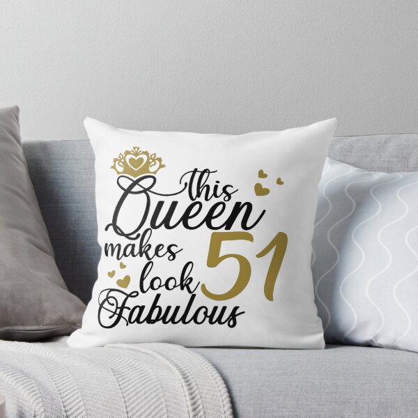 Item preview, This queen makes 51 look fabulous designed and sold by mintandbeer.