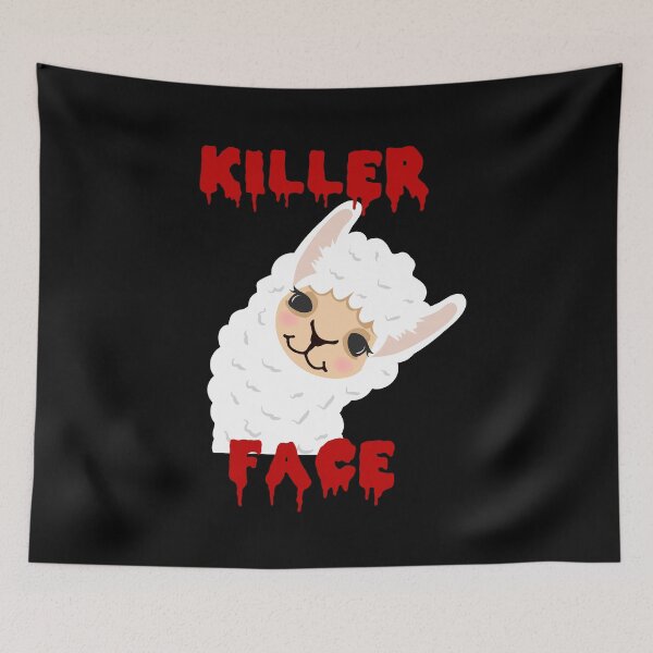 Item preview, Killer Face - alpaca, llama, gift idea designed and sold by ThommyBLN.