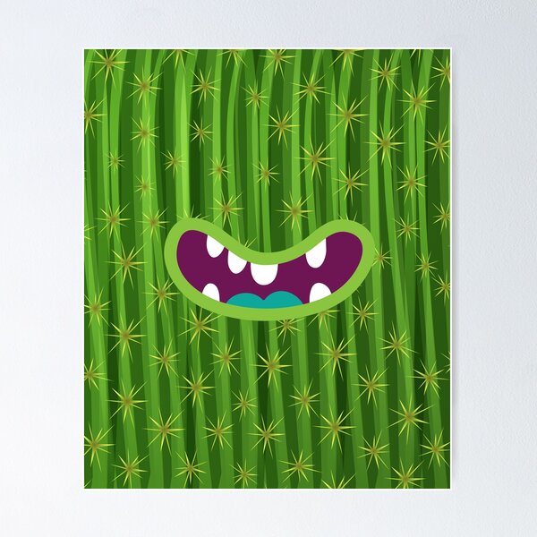 Item preview, Patrón Cactus Verde Divertido Cactus Suculentas Smiley Criaturas designed and sold by MintaApparel.