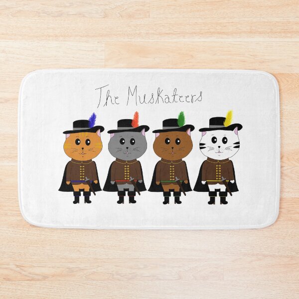 Item preview, The MusKATeers designed and sold by DeliliahDoodles.