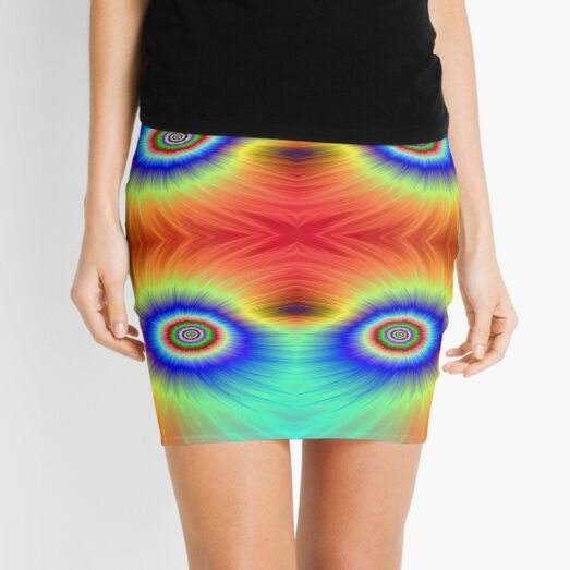 Pattern Mini Skirt
