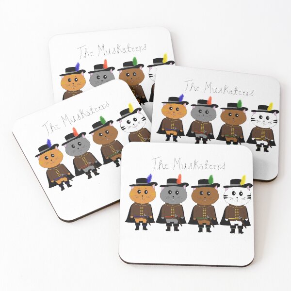 Item preview, Los MusKateers designed and sold by DeliliahDoodles.