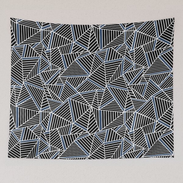 Item preview, Abstract Lines 2 Navy designed and sold by ProjectM.