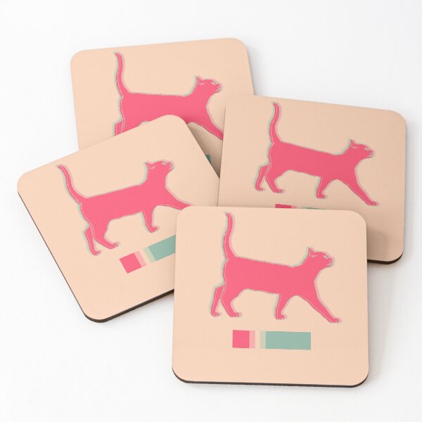 Item preview, Cat Walking - orange designed and sold by Celiora.