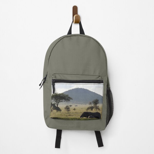 Item preview, Elephant with a Calf in Serengeti, Tanzania designed and sold by Heaven-Earth.