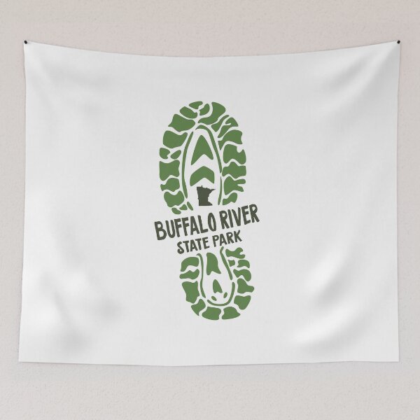 Item preview, Buffalo River State Park Minnesota MN Hiking Boot designed and sold by palmettodigital.