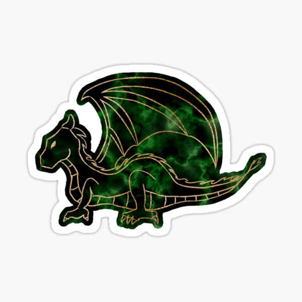 Item preview, Green Marble Golden Dragon designed and sold by llBBJll.